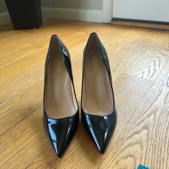 Christian Louboutin Black Patent Leather Heels
